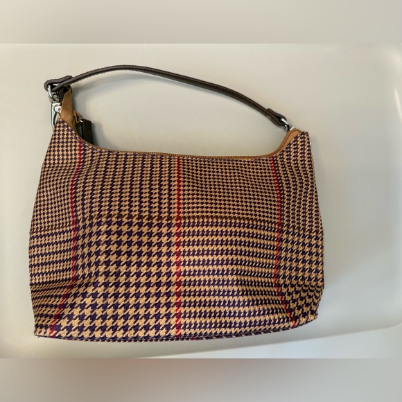 Lauren Ralph Lauren Houndstooth Shoulder Bag | Classic Preppy - Picture 2 of 5